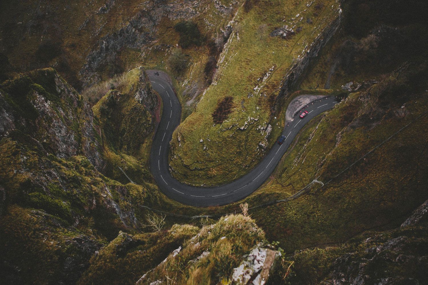 curvy mountain road